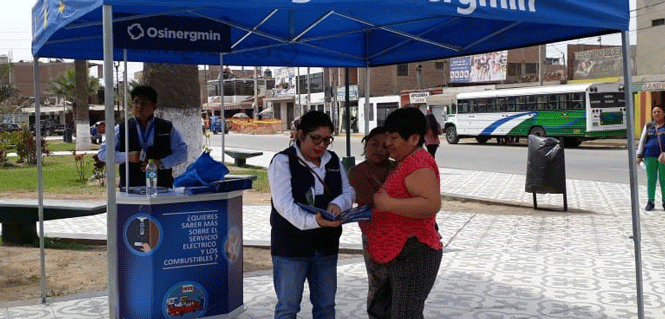 Osinergmin: Usuarios de la localidad de Requena en Loreto podrán realizar denuncias y recibir orientación en Oficina Móvil