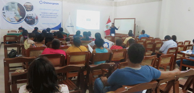 Osinergmin realiza en Iquitos el Conversatorio Regional sobre Derechos y Deberes de los Usuarios